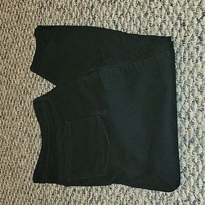 Old Navy high-rise rockstar super skinny black jeans size 22